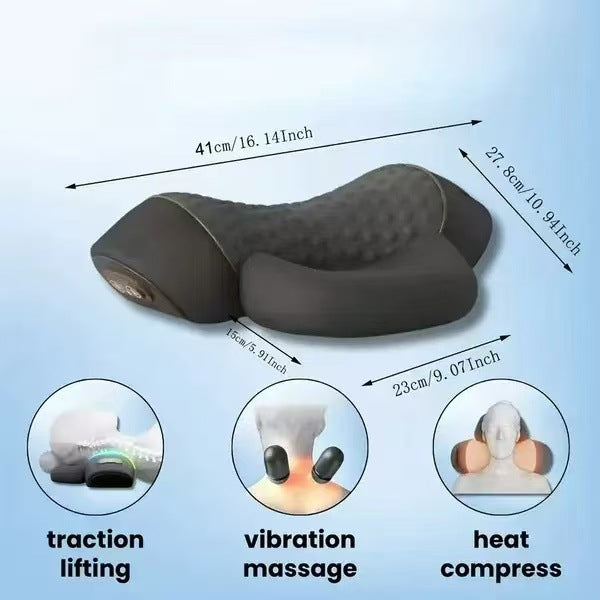 The cervical pillow protects the cervical vertebrae while sleeping 